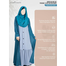 Glam Touch Abaya Al-Khushbu-Shrug Style Single Part Abaya image