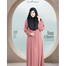 Abaya Al-Muneera Premium Pleate Design Abaya Onion-Pink image