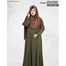 Glam Touch Abaya Al-Muneera Premium Pleate Design Abaya image