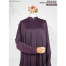 Abaya Ar-Rafi'Ah-Premium Sleeve Button Abaya Wine image