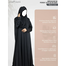 Glam Touch Abaya Ar-Rafi'Ah-Premium Sleeve Button Abaya image