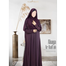 Abaya Ar-Rafi'Ah-Premium Sleeve Button Abaya Wine image