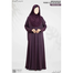 Abaya Ar-Rafi'Ah-Premium Sleeve Button Abaya Wine image