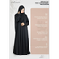 Glam Touch Abaya Ar-rafi'ah-Premium Sleeve Button Abaya Burqa image