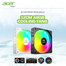 Acer Gadget AC1267ARGB Black 12cm Large Airflow Silent Argb Fan image