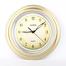 Ajina Acme Round Wall Clock - Golden image