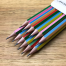 Acmeliae HB MultiColor Striped Body Graphite Pencil 43512 - (12pcs/Box) image