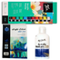 Acrylic Combo Color Set 12 x12, A5 Pad 1 Pcs , Gloss 1 Pcs , 12 Pcs Mix Brush 1 Set, Artists Color Platte 1 Pcs image