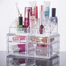 Acrylic Transparent Drawers Makeup Organizer Lipstick Holder Dust-Proof 4 Drawer Desk Organizer Cosmetic Storage Box image