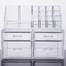 Acrylic Transparent Drawers Makeup Organizer Lipstick Holder Dust-Proof 4 Drawer Desk Organizer Cosmetic Storage Box image