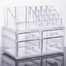 Acrylic Transparent Drawers Makeup Organizer Lipstick Holder Dust-Proof 4 Drawer Desk Organizer Cosmetic Storage Box image