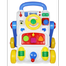 Activity Learning Walking 4-wheel Plastic Cart 2 In 1 Multifunctional Push Stroller Musical Happy Baby Walker image