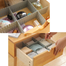 Adjustable DIY Drawer Organizer Grid Dividers (6 pcs) Any Color image