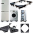 Adjustable Fridge Stand with Wheels – Heavy Duty Base for Refrigerator and Washing Machine image