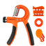 Adjustable Hand Grip 5-60Kg (Orange Color) Hand Exerciser - Sports and Fitness image
