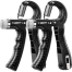 Adjustable Hand Grips Strengthener With Monitor - 1 Pair (multicolor). image