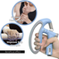 Adjustable Heavy-Duty 10-100Kg Hand Grip Exerciser – Black image