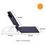 Adjustable Hospital Back Rest-Foldable Bed Support for Patients at Home, 5 Recline Angles, Multifunction Large Size image