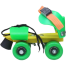 Adjustable Roller Skating Shoes Front Brakes Kids Skates image