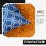 Agrey Hometex Decorative Cushion Cover (Buy 1 Get 1 Free) image