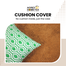 Agrey Hometex Decorative Cushion Cover (Buy 1 Get 1 Free) image