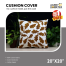 Agrey Hometex Decorative Cushion Cover (Buy 1 Get 1 Free) image