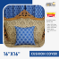 Agrey Hometex Decorative Cushion Cover (Buy 1 Get 1 Free) image