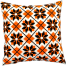 Agrey Hometex Exclusive Cushion Cover, Orange and Black image