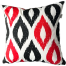 Agrey Hometex Exclusive Cushion Cover, Red and Black image