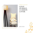 Agrey Hometex Premium Cotton Cushion Cover, Gold Sparkle image