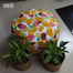 Agrey Hometex Premium Quality Floor Pouf Multicolor image