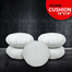Agrey Hometex Round Fiber Cushion, Tissue Fabric Set of 5 image