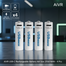 AiVR USB-C Rechargeable Battery AA Size 2550 MAh - 4 Pcs image