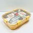 Airtight 3 Part Stainless Steel Tiffin Box Food Container image