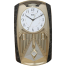 Ajanta Classic Musical Pendulum Quartz Wall Clock with Decorative Diamonds – 3227 – Golden image