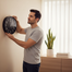 Ajanta Quartz Wall Clock-Premium Black Finish with Customized Black Frame and Plastic Step Movement image