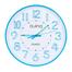 Ajina Maple Digit Round Wall Clock Blue image