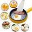 All-in-One Electric Breakfast Machine - Mini Non-Stick Frying Pan, Egg Boiler and Steamer (Multicolor) image