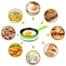 All-in-One Electric Breakfast Machine - Mini Non-Stick Frying Pan, Egg Boiler and Steamer (Multicolor) image