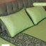 Allora Emerald Bloom Embroidery Bedsheet image