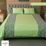 Allora Emerald Bloom Embroidery Bedsheet image