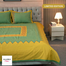 Allora Mustard Meadow Embroidery Bed Sheet image
