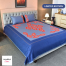 Allora Navy Blaze Embroidery Bed Sheet image