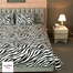 Allora Zebra Printed King Bed Sheet image