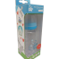 Alpha Baby Feeding Bottle with Soft Silicone Nipple 120ml (Glass) - Blue image