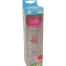 Alpha Baby Feeding Bottle with Soft Silicone Nipple 240ml (Glass) - Pink image