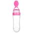 Alpha Baby Spoon Bottle Cereal Food Feeder - Pink image