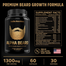 Alpha Beard Growth Vitamins Hollis Nutrition Beard And Hair Growth Supplement For Men - 60 Capsules -523189634 image