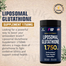 Alpha Flow Liposomal Glutathione 1750 mg 120 Veggie Capsules -482277161 image