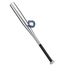 Aluminum Baseball Bat 30 Inch - Mix color image